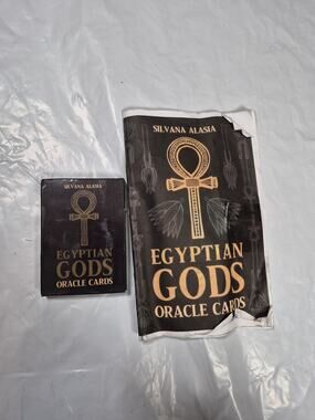 Egyptian Gods Oracle Cards by Silvana Alasia, 36 Cards Deck, Tarot, Divination